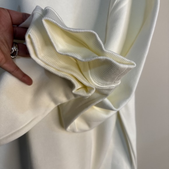 Women's Peanuts Snoopy Cote d'Azur Graphic Sweatshirt - Off-White Size XXL New - Picture 6 of 9